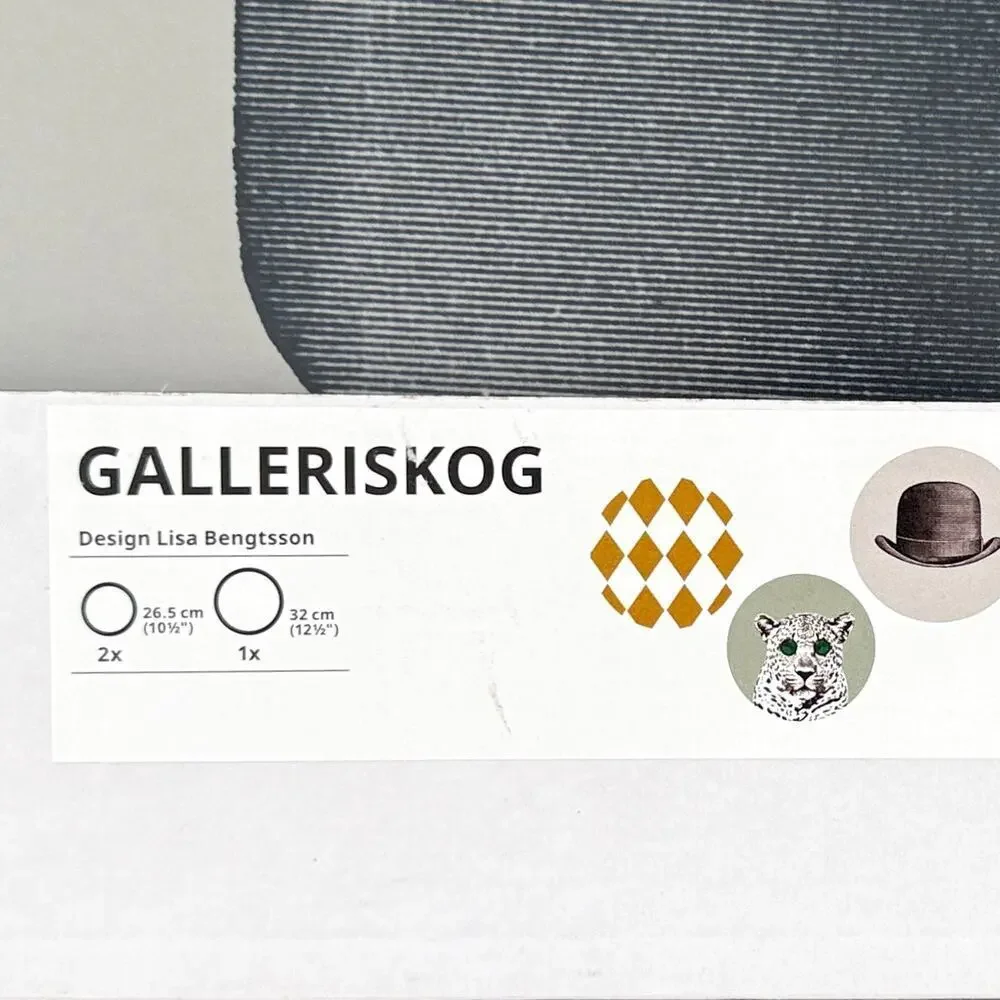IKEA GALLERISKOG Wall Decoration, Set of 3, Mixed Motifs